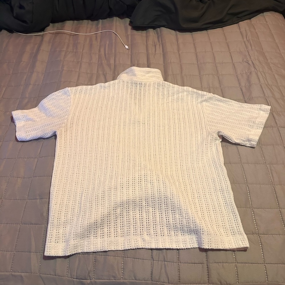 H&M Cream Knit Loose Fit Top - Picture 2 of 5